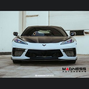 Chevrolet Corvette C8 Carbon Fiber Front Splitter - Anderson Composites